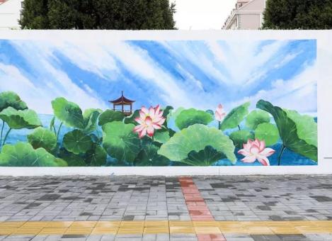 龙南墙绘施工材料制作工艺说明
