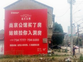 龙南墙体广告在乡镇、农村市场的媒体优势