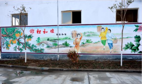 龙南乡镇文化墙 乡风文明焕发新活力