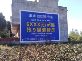 龙南墙体广告的好处