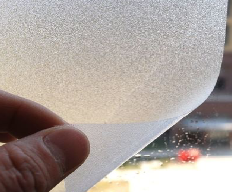 龙南玻璃门外面粘广告用什么材料好？